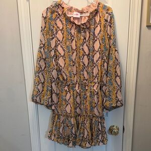 Buddy Love Pink and Yellow Kids Dress